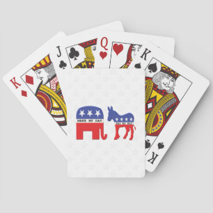 Baralho Diferença entre os republicanos e as Democratas