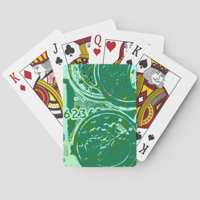 Baralho Dinheiro verde (Verso)
