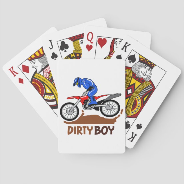 Baralho Dirty Boy Motocross (Verso)
