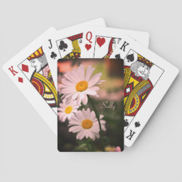 Baralho Díssias Flores Com Matiz Rosa