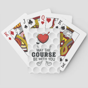 Baralho Dito engraçado de golfe AMOR para golfista