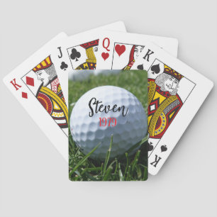 Baralho DIVERSÃO! ⛳ Cartas de Jogar de Golfe Personalizad
