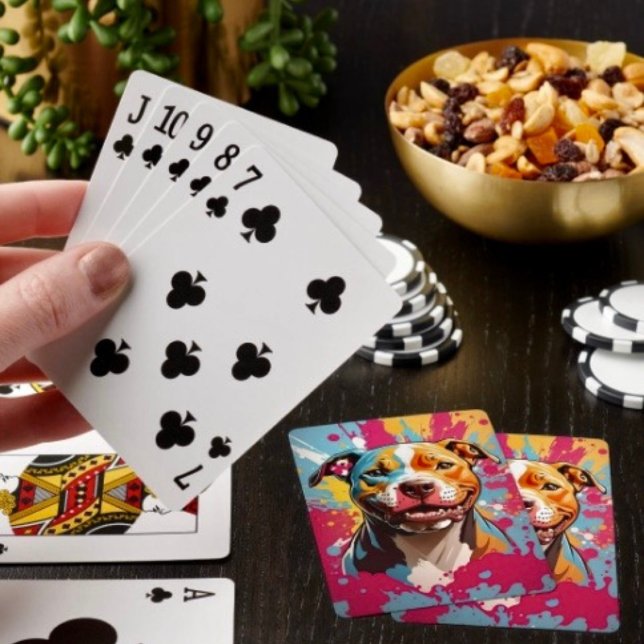 Baralho Diversão de Aniversário em Staffordshire (Poker type playing cards . Easy to shuffle smooth card stock. 2.5" x 3.5" 
)