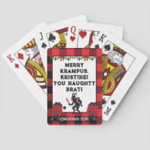 Divertido Natal Krampus Personalizado Natal 