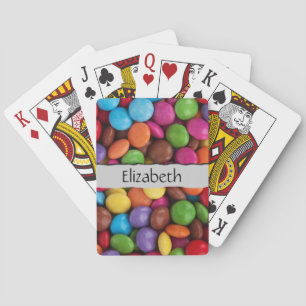 Baralho Doces Coloridos, Botões Doces, Doces, Seu Nome