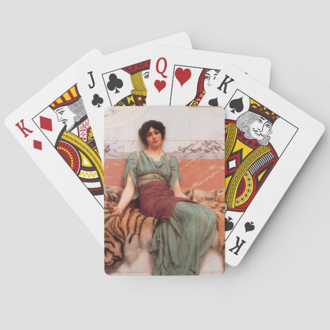 Baralho Doces sonhos (Linda Mulher Romana na Pele de Tigre (Verso)