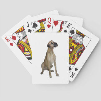 Baralho Dogue Alemão - BegeSentado - orelhas naturais