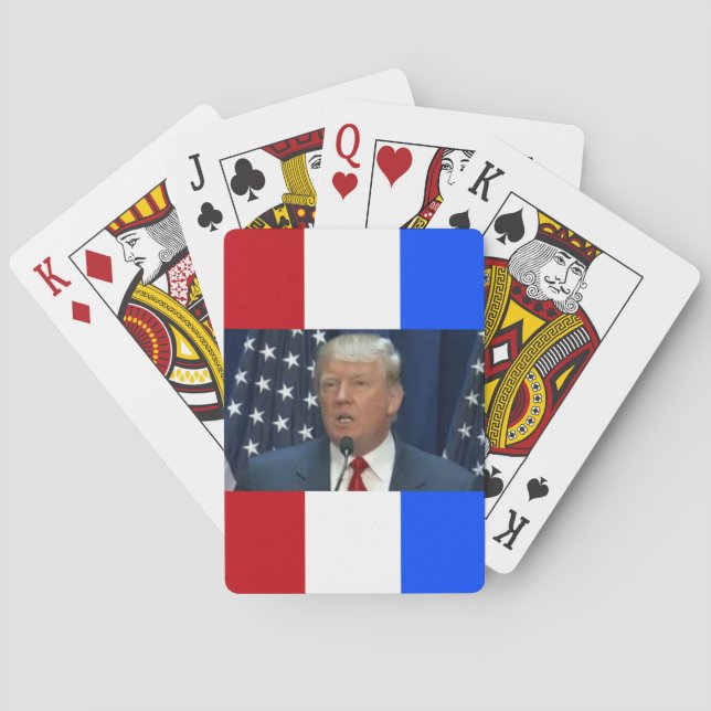 Baralho Donald Trummp em um Pay Card Deck (Verso)