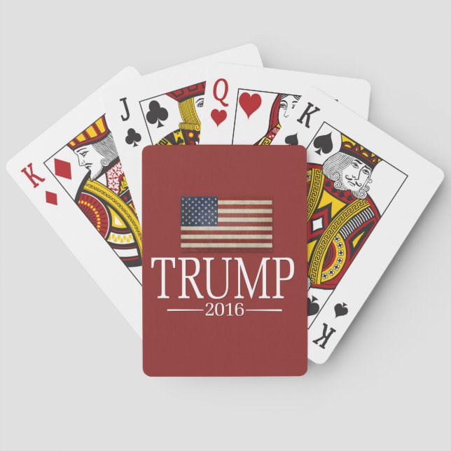 Baralho Donald Trump - Presidente 2016 (Verso)