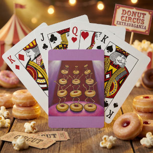 Baralho Donuts Dançando Personagens Caprichosos de Donut