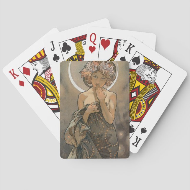 Baralho Donzela Art Nouveau (Verso)