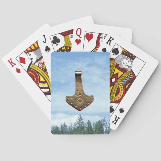 Baralho Dourado Thor Hammer (Verso)