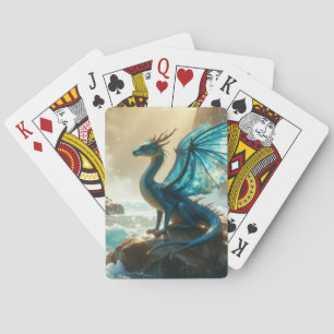 Baralho dragão de água azul