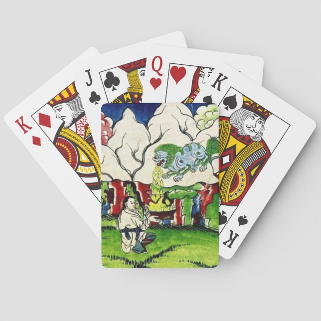 Baralho Dragão mitológico (Verso)