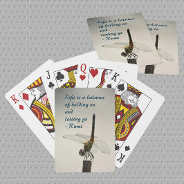 Baralho Dragonfly Life é um Equilíbrio segurando ao soltar