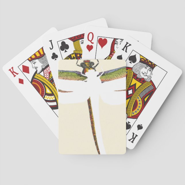 Baralho Dragonfly Miniatura em Fundo Branco (Verso)