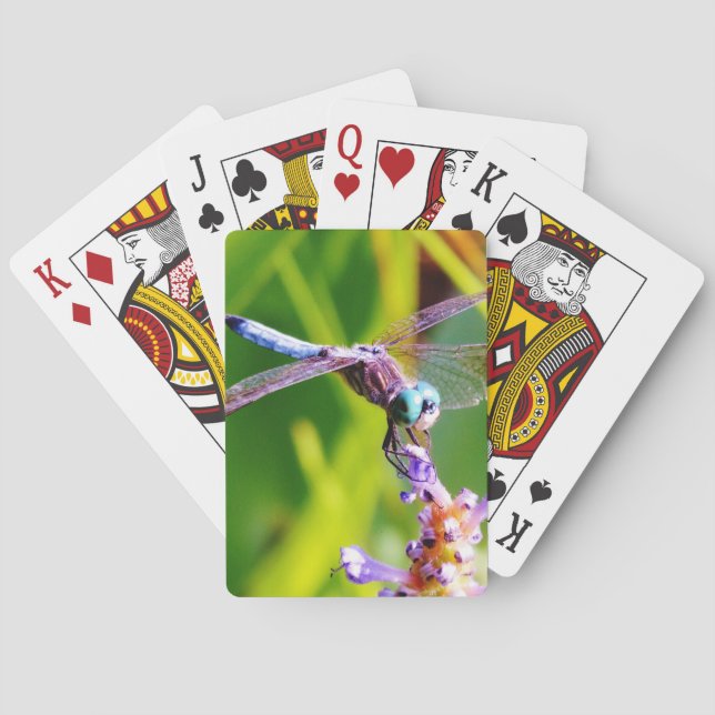 Baralho Dragonfly Teal & Purple (Verso)