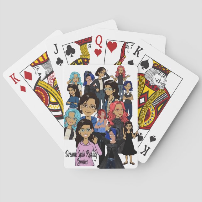 Baralho DreamsIntyoRealityComics Ashlyn Tempest Cobrir Art (Verso)