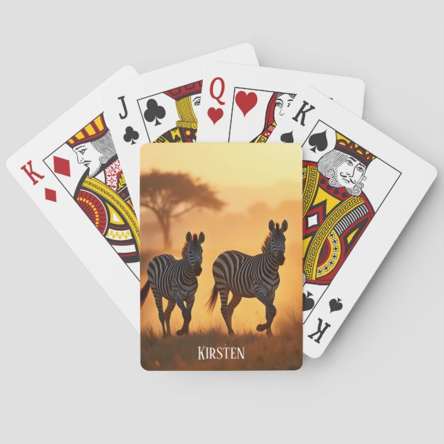 Baralho Duas Zebras (Verso)