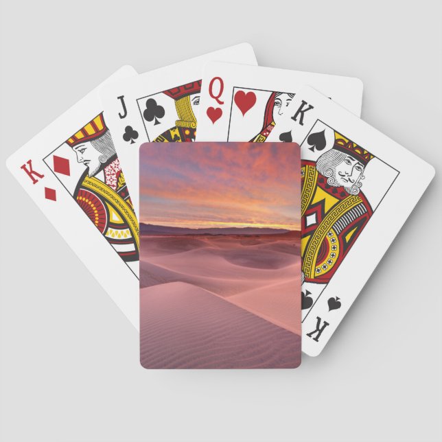 Baralho Dunas de areia rosa, Vale da Morte, CA (Verso)
