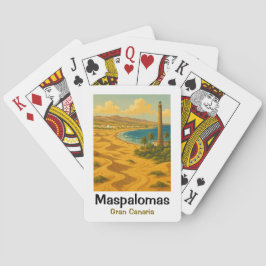 Baralho Dunas de Maspalomas Gran Canária Ilha Canária