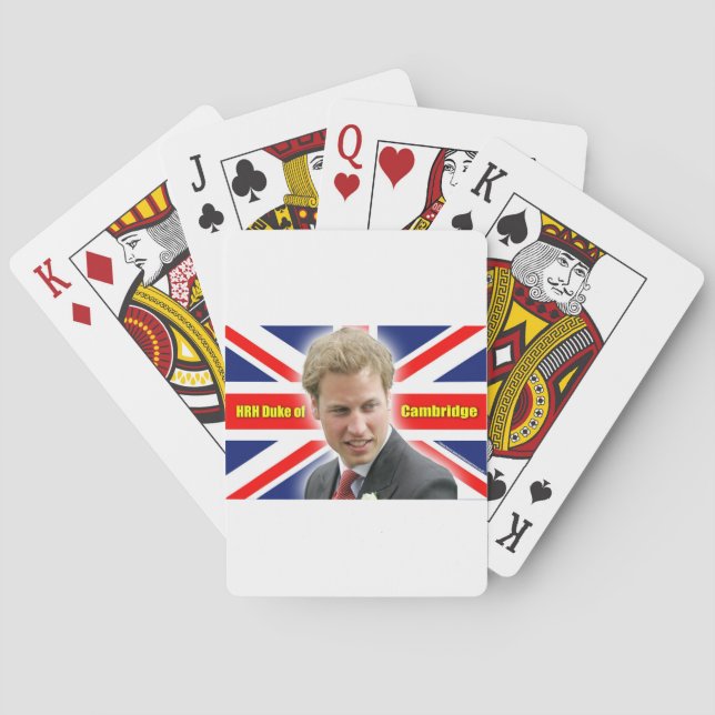 Baralho Duque HRH de Cambridge - Incrível! (Verso)