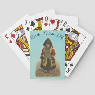 Baralho "Durak (russo:) Дурак, IPA "
