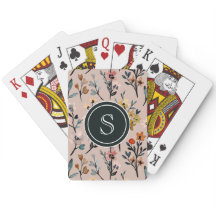 Dusty Rosa Boho Floral Watercolor Personalizado