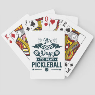 Baralho É um bom dia para jogar Pickleball