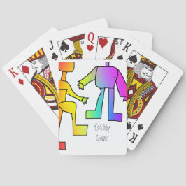 Baralho É um Chá de fraldas clássico de jogar cartas