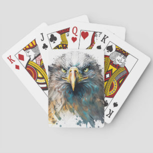 Baralho Eagle Retrait Animal Painting Willife Outdoor