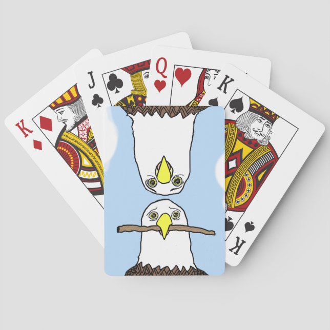 Baralho Eagles Joe & Marilyn tentam reconstruir sua casa (Verso)