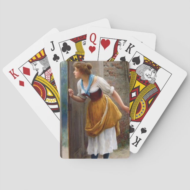 Baralho Eavesdropper (por Eugene de Blaas) (Verso)