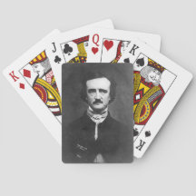 Edgar Allan Poe Jogando Cartões