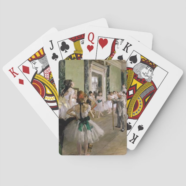 Baralho Edgar Degas - A Classe da Dança (Verso)
