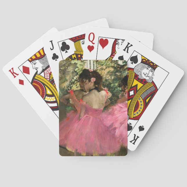 Baralho Edgar Degas - Dançarinos a rosa (Verso)