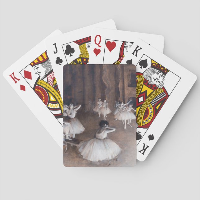 Baralho Edgar Degas - Ensaio de Balés no Palco (Verso)