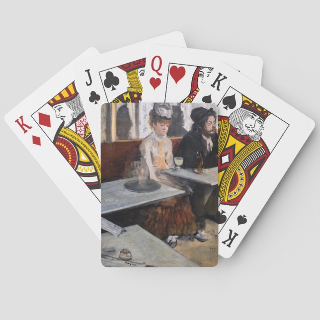 Baralho Edgar Degas - Num Café / A Absinthe (Verso)