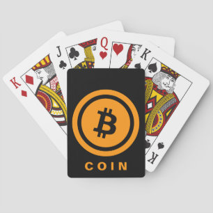 Baralho Edição Bitcoin Orange-Black