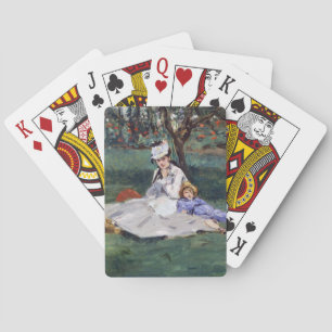 Baralho Edouard Manet - A família Monet em seu jardim