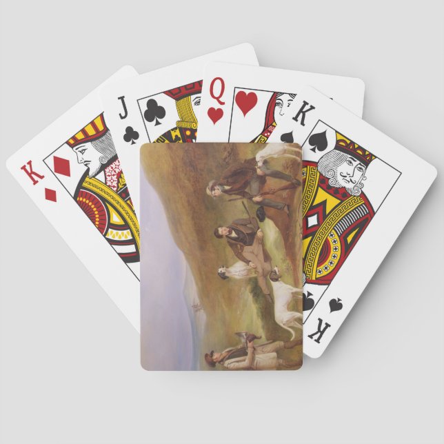 Baralho Edward Horner Reynard e seu irmão, George, Gro (Verso)