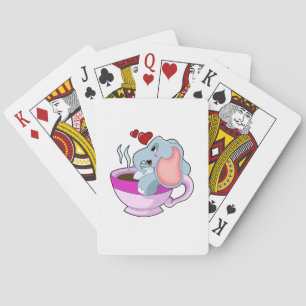 Baralho Elefante com Taça do Café