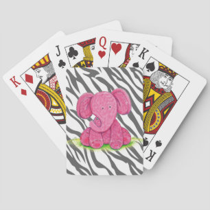 Baralho Elefante cor-de-rosa