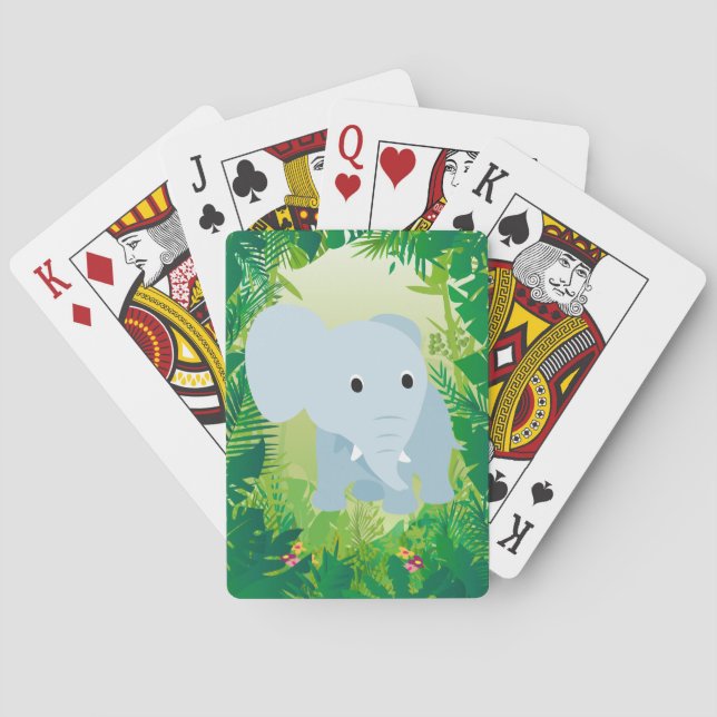 Baralho Elefante para Bebê (Verso)