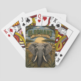 Baralho Elefante Savana Africana POPCUT