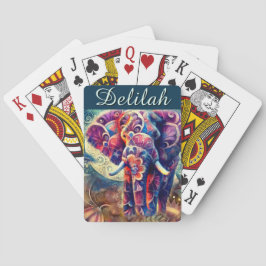 Baralho Elefante Whimsso - Estrelas Noturnas Lua Personali