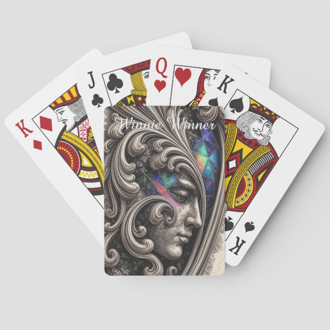 Baralho Elegant Art Nouveau Face "Winnie Winner" (Verso)