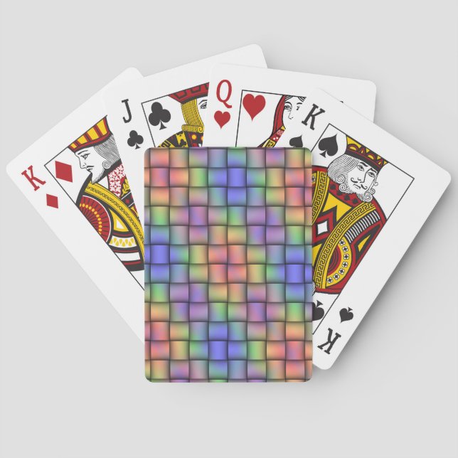 Baralho Elegant Rainbow Woven Jumbo Cards for Everyone (Verso)