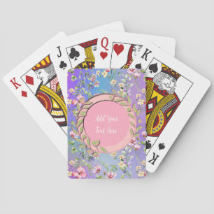 Baralho Elegante Quadro Floral: para Todas as Ocasioes