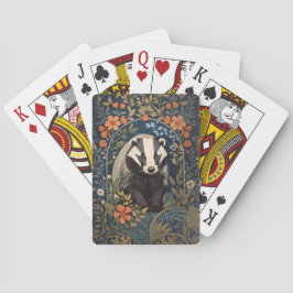 Baralho Elegante William Morris Inspirou Badger
